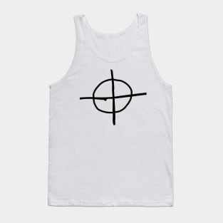 Zodiac Killer Symbol (Front/Back Print) Tank Top